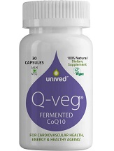Unived Q-veg Fermented CoQ10 Review